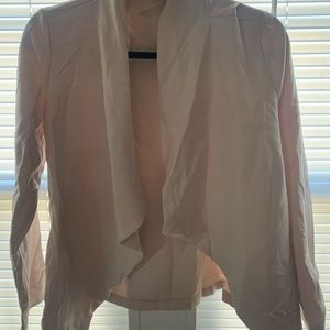 Silky beige jacket/long sleeve top